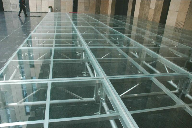 Silver Color 1.22*1.22/1m*1m/1m*2m 4 level Adjustable Acrylic Stage Platform