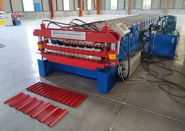 Double layer roll forming machine metal roofing corrugated steel sheet wall panel tile making machine