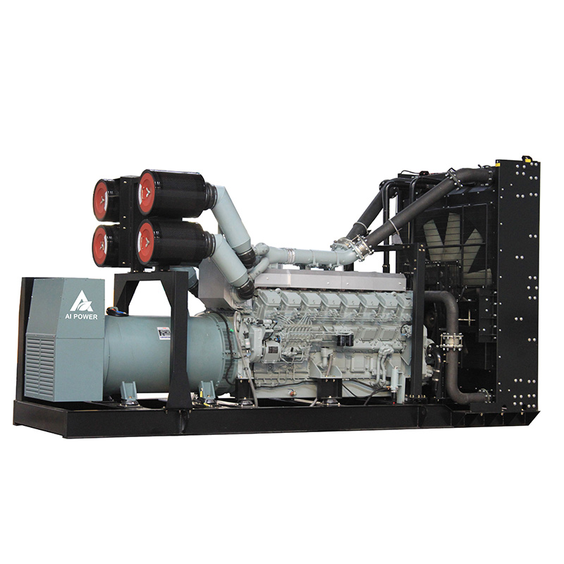 1500 Kva Backup Commercial Mitsubishi Diesel Generator 230V S12A2-PTA