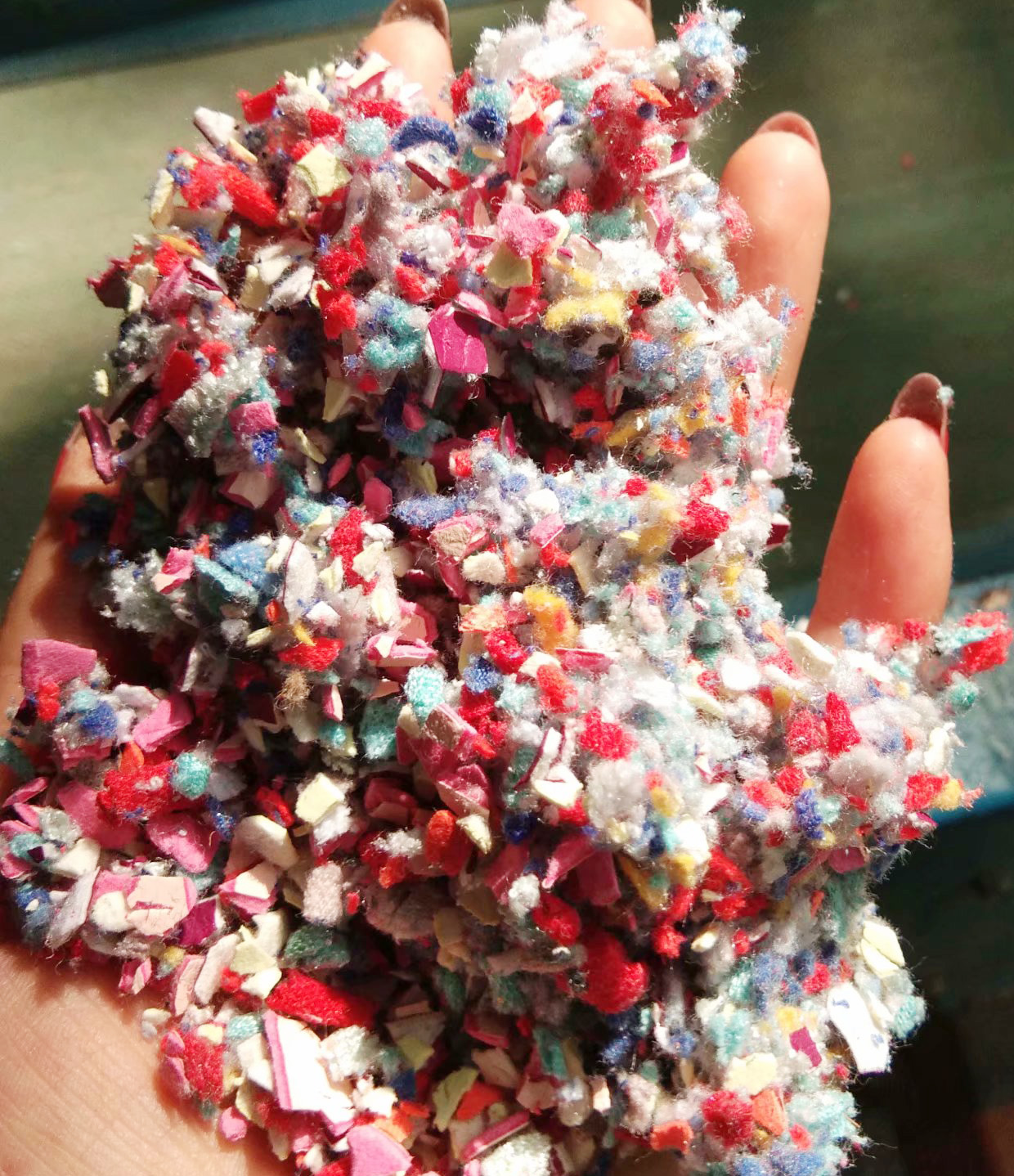 Plastic Or Pp Bag Fabric Shredding Machine , Scrap Cloth Shredder Machine