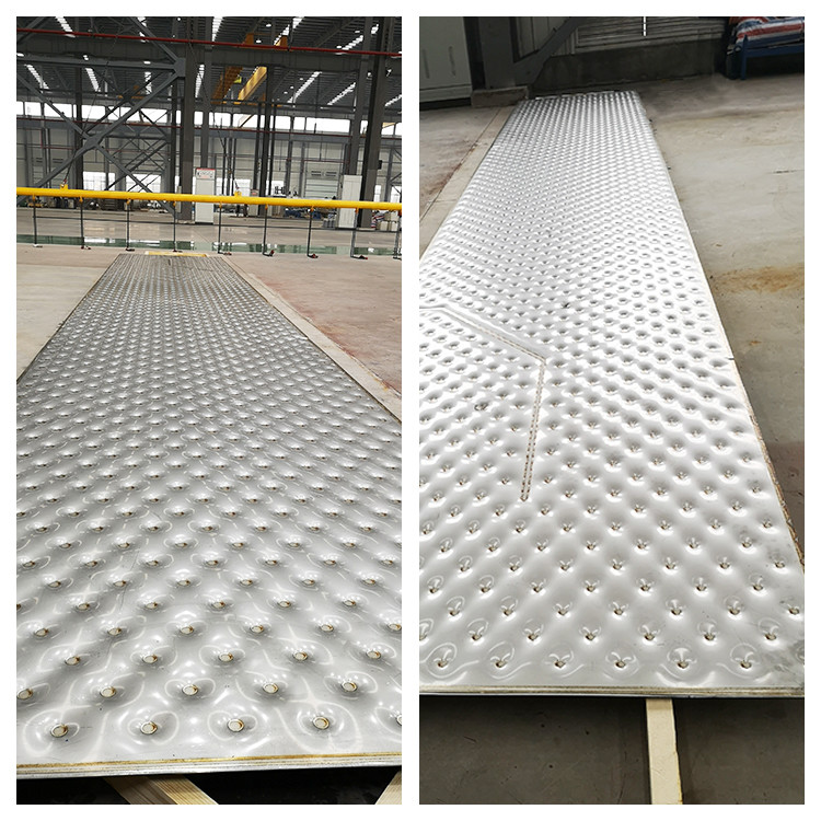 Laser Welded SS316L Heater Exchanger Pillow Plate 2x12m Rectangular