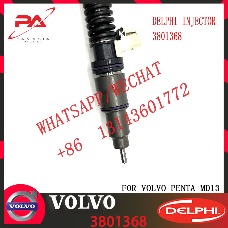 4 PINS diesel injector BEBE4D27001 BEBE4D18001 3801368 for V-O-L-V PENTA MD13 with 9.5 MM BORE L287PBC