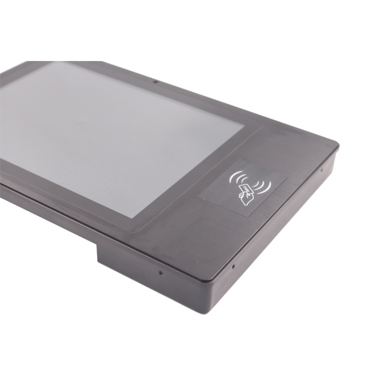  250nits 22in PCAP Glass Touch Panel Computer With Card Reader Manufactures