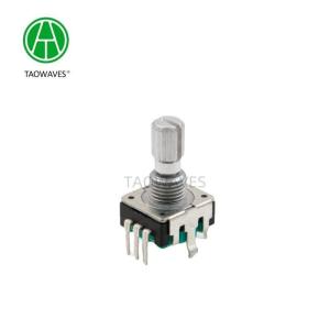 12mm Incremental Rotary Encoder With Push Button Axonia 12/24 Pulse Per 360