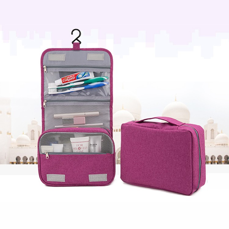 Mens Foldable Cosmetic Bag Organizer Hanging Travel Toiletry Bag
