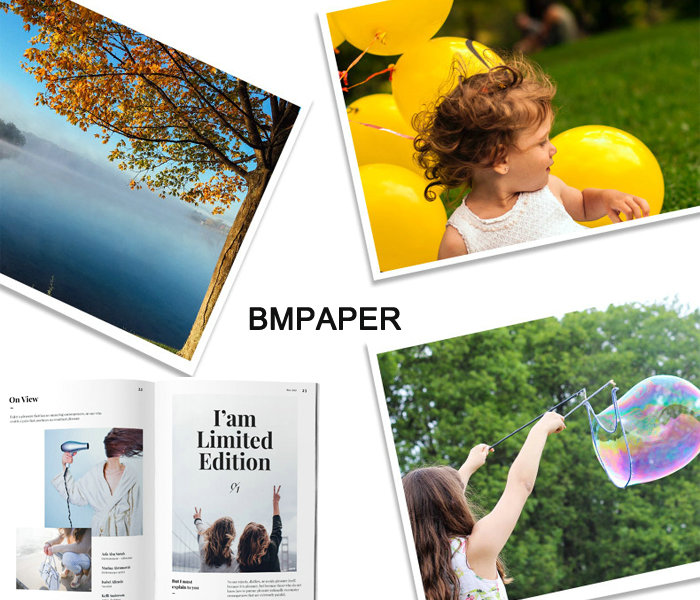 100lb Double Sided Laser Gloss Paper For Brochures Quick Ink Drying A4 Size