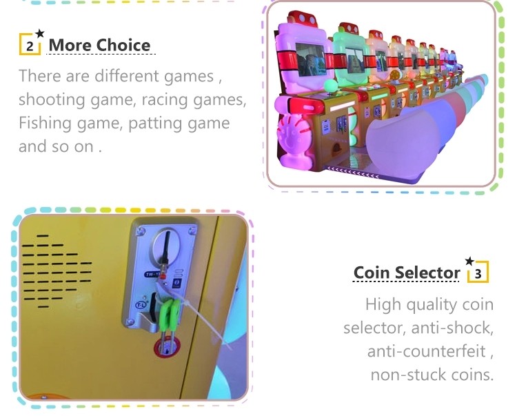 Amusement Park Kids Arcade Machine Robot Delux Simulator Racing / Shooting / Fishing Video Arcade Game Machine