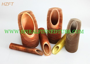 Heat Exchanging Extruded Fin Tube for Liquid / Air Heating and Cooling 25mm Outer Dia