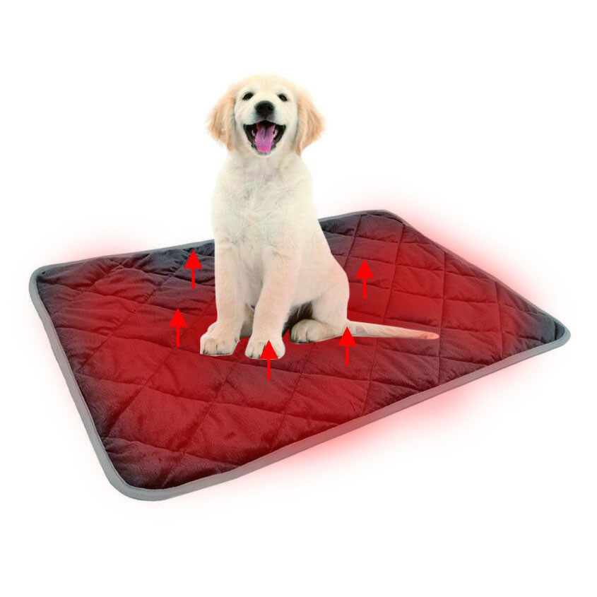 Washable Electric Pet Heating Pad , ODM Xf Frd Pet Heated Mat 50degree Temperature