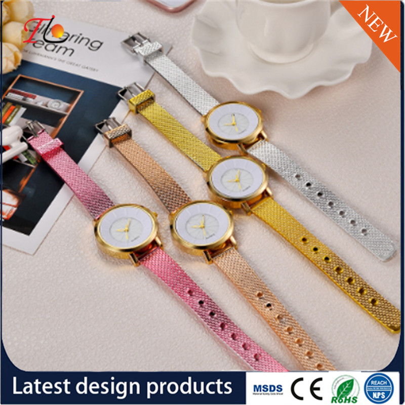 Wholesale Plastic watch band Alloy Round Case Ladies Quartz Watches fashion watch Multicolor watches