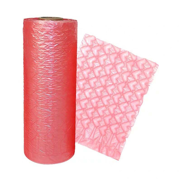 Transparent PE Air Cushion Film Roll , 40cmx32cmx300m Bubble Pillow Packaging