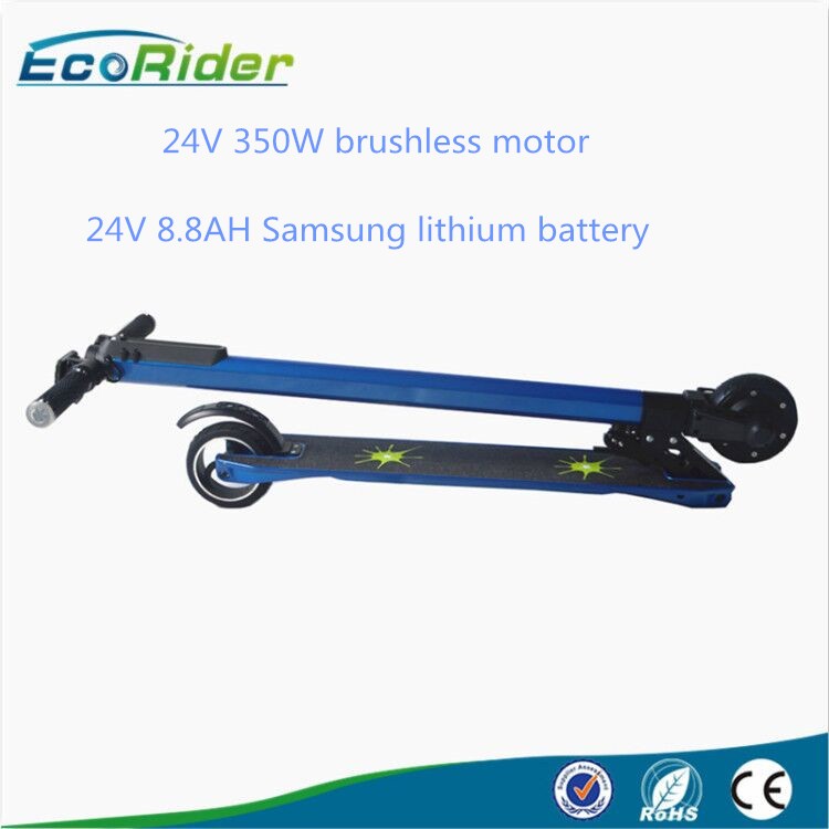 European market folding mini e scooter / lightest 2-wheel carbon folding electric scooter