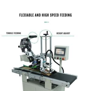 Flat Case Labeling Machine Self-Adhesive Label Applicator for Packaging Type