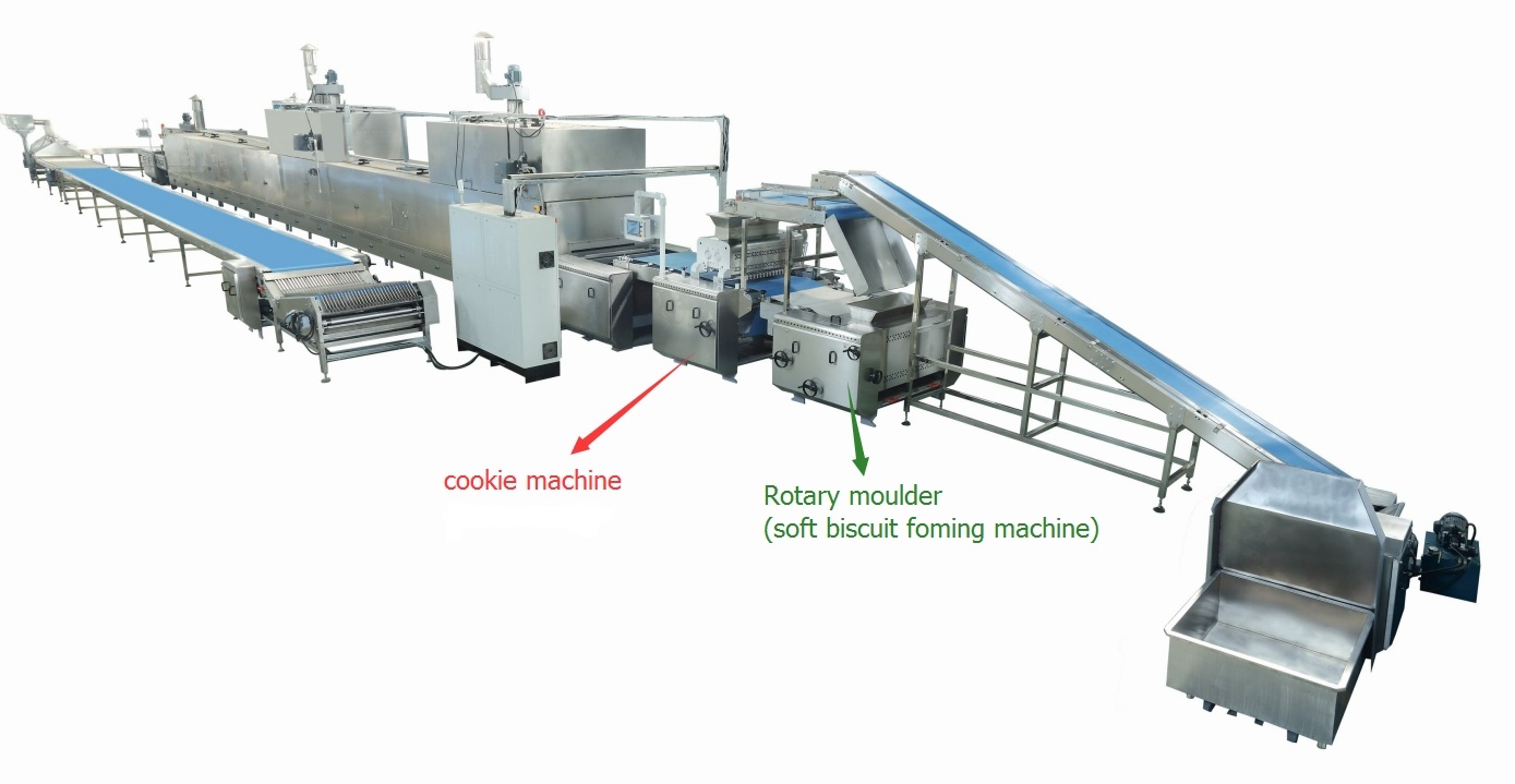 304 Stainless Steel Biscuit Manufacturing Machine With Siemens Transducer