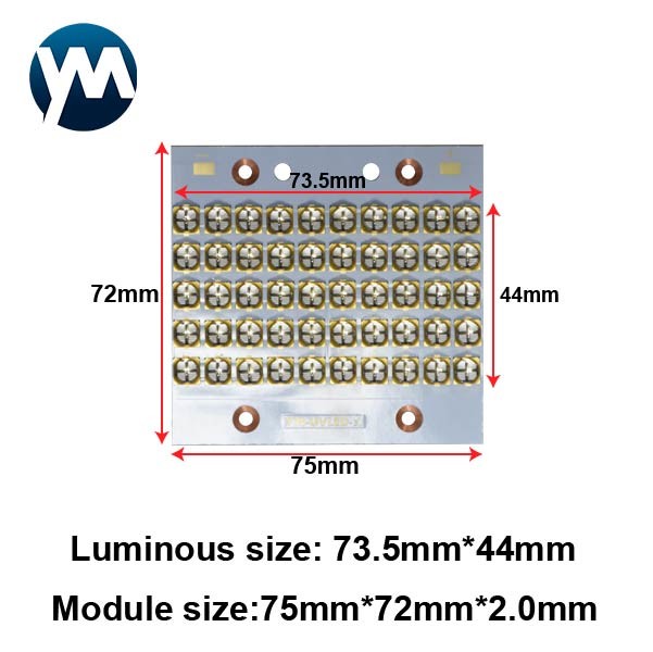 UV Light Module 500W LED Module Light Curing LED UV Water Cooling UV LED 395nm