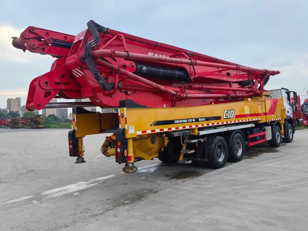 2019 Concrete Pump Truck 62m Concrete Mixer Machine Mercedes Benz Concrete Boom Pump
