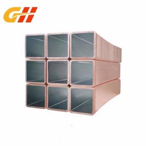 CuAg Rectangular Copper Mold Tube Continuous Casting 220mm