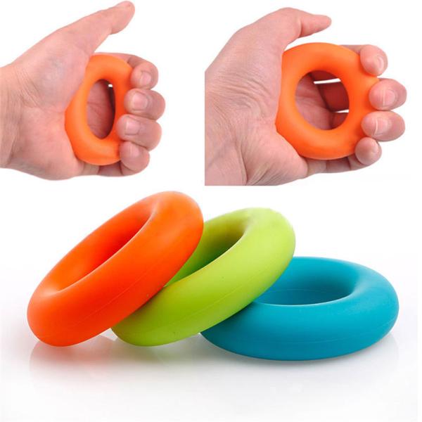 Silicone Rubber Portable Strength Hand Grip Gripping Ring Carpal Expander Finger