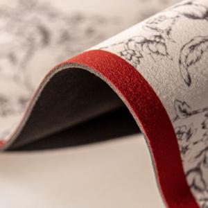 Rectangle Diatom Flower Dining Table Placemats Sustainable Table Cloth Design