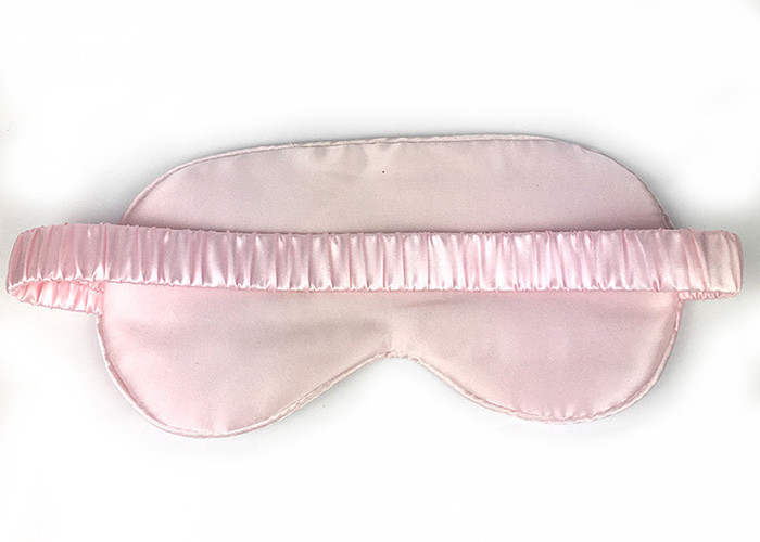 Lightproof Embroidery Silk Satin Sleep Mask Travel Eye Mask Custom Design