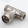 Buy cheap DC 8.5GHz T RF Coaxial Connectors N Type Female To N Male To N Female Straight from wholesalers