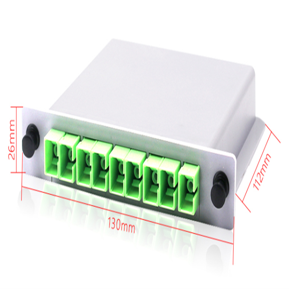 Wholesale China factory fiber optical 1x8 plc splitter terminal LGX box Inserted Optic Splitter upc apc
