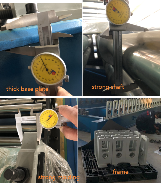 More details of the molding frame machine