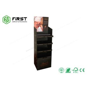 Multi - Tiers Recyclable Cardboard Floor Standing Display With Full Color