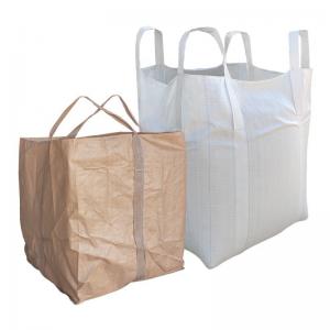 China Side-Seam Loop 90x90x110cm Super Sack Jumbo Bag for Food Grade Cross Packing 1500kg 1000kg on sale