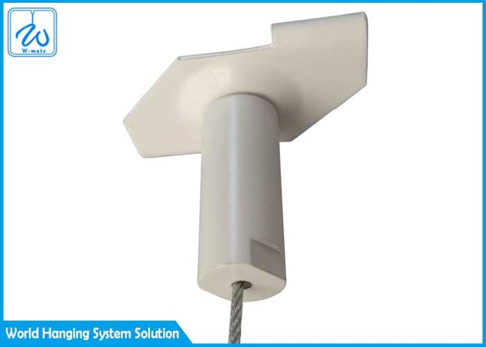 T Bar Clips With Stud 	Ceiling Light Attachment For Track Hanging Lights With Wire Rope 0
