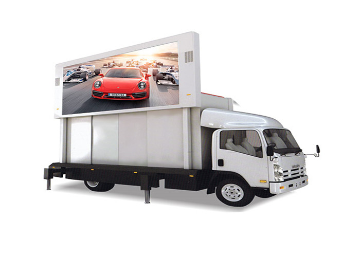 P8mm 256*128mm Module Size Mobile Truck LED Display Excellent Water Resistant