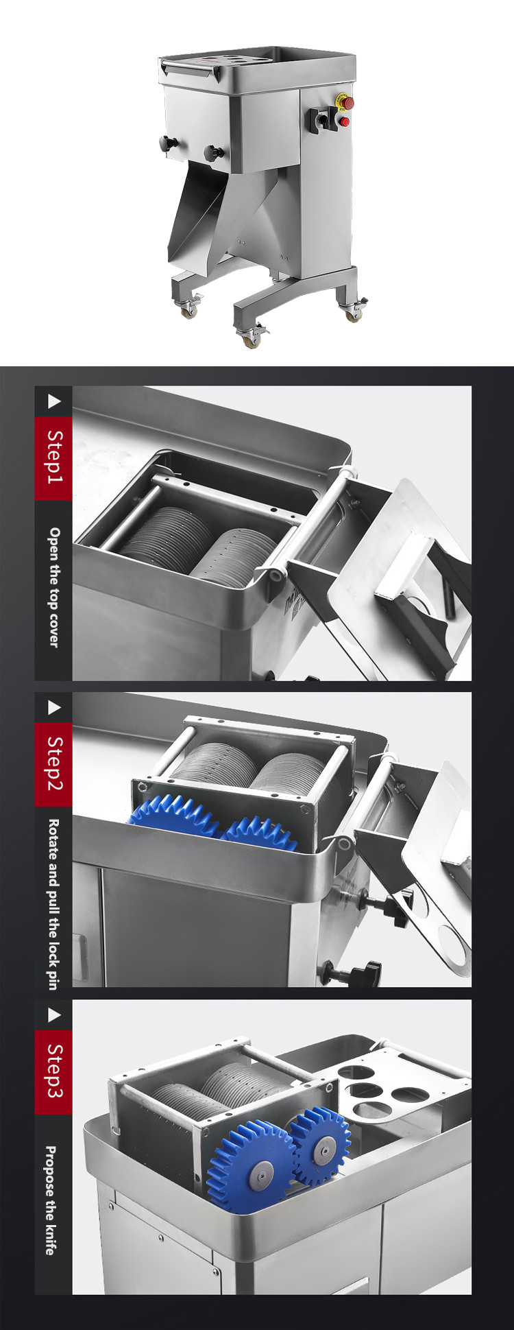Stainless Steel Meat Processing Machine