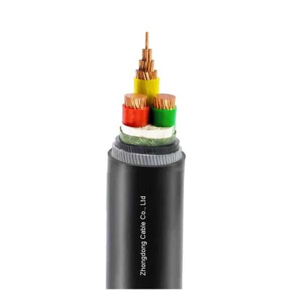 Single Core Steel Wire Armored XLPE Cable , Copper Conductor Medium Voltage
