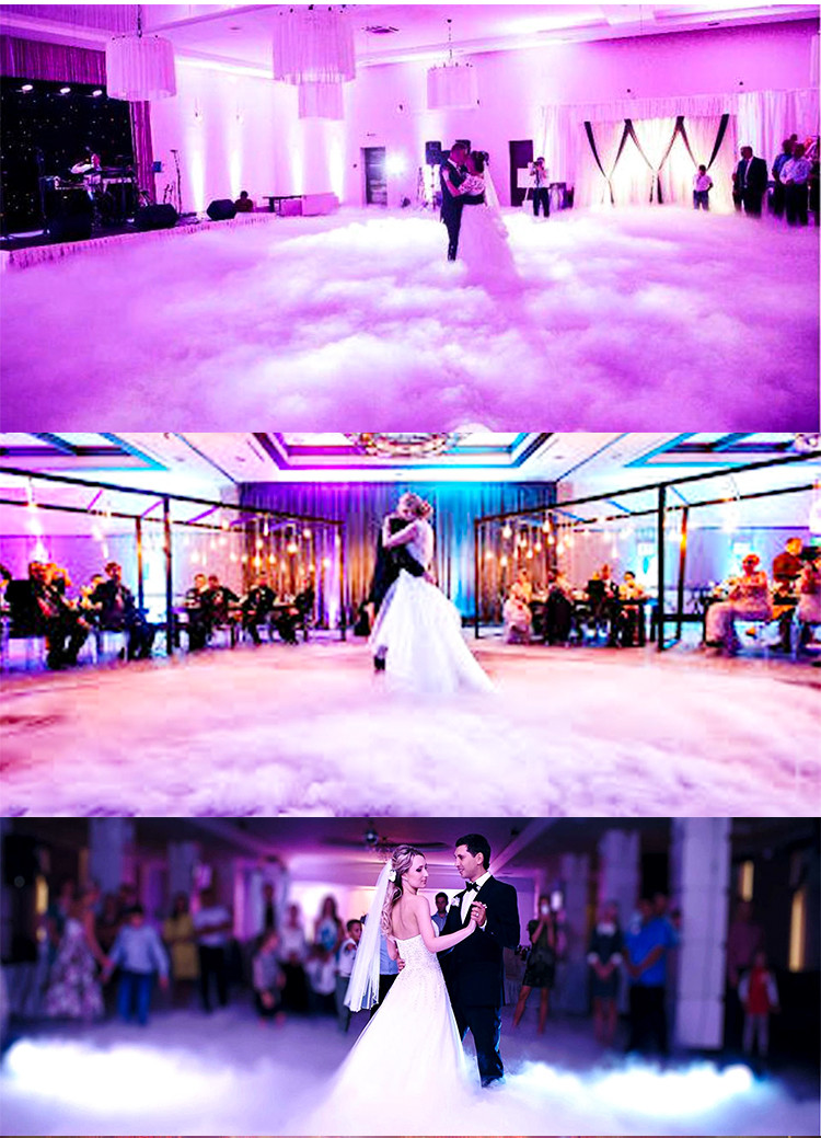 Mini 6000w 3500w 3000w Dry Ice Fogger Dj Dry Ice Low Fog Machine