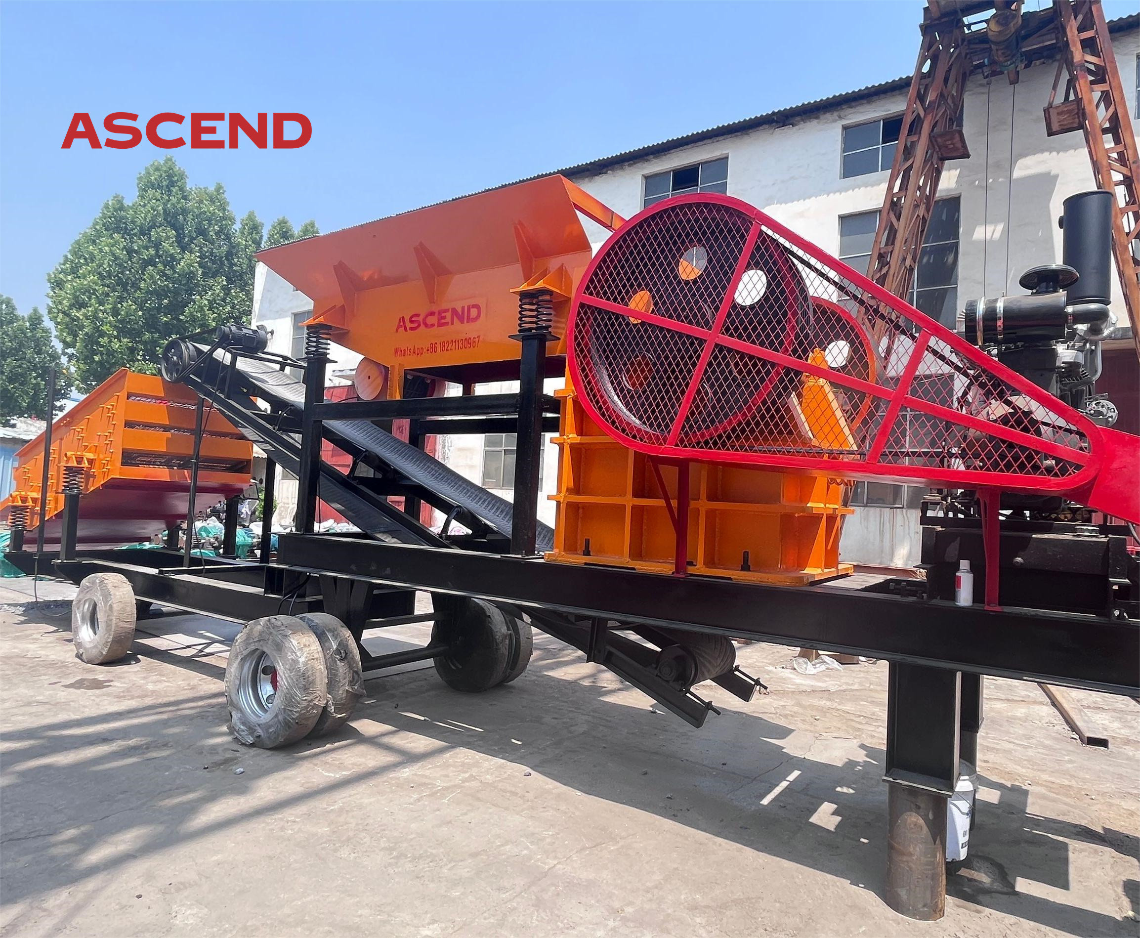 Big scale mobile jaw stone crushers for quartz basalt dolomite gold ore crushing