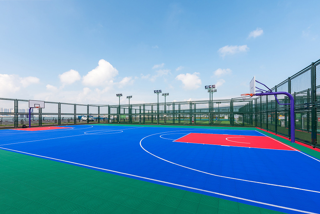 Polypropylene Interlocking Indoor Sports Flooring 304.8×304.8×12.2mm