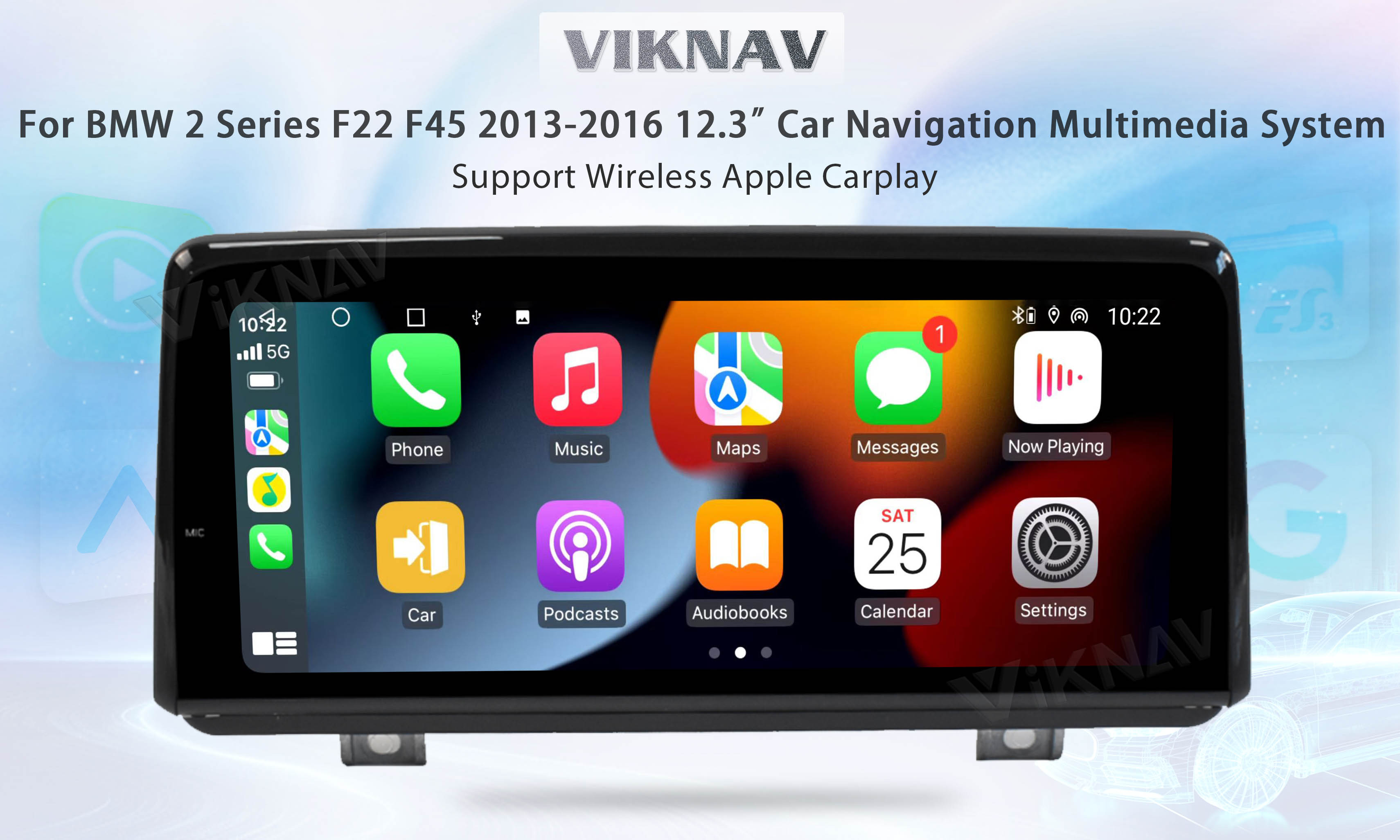 MPV NBT Touch Screen Car Radio GPS Stereo System for BMW 2 Series F22 F45 2013-16