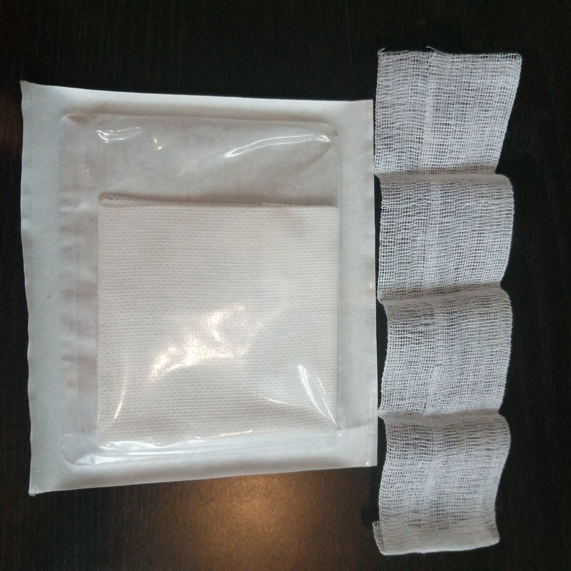 Medical Usage 5Pcs Square Gauze Swab for Wound Care and Cleaning