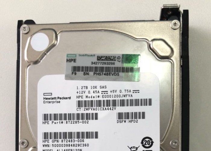872479-B21 HP Hard Disk 1.2TB SAS 12G 10K 2.5 SC 872737-001 1 Year Warranty