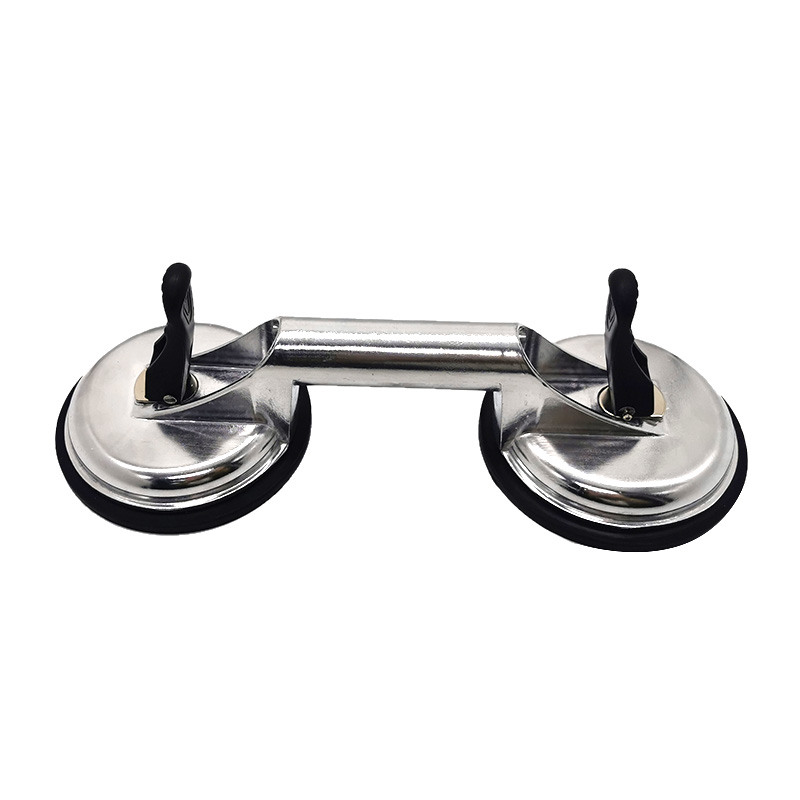 High quality wholesale glass lifting tool Thickened chassis rubber Metal handle suction cup