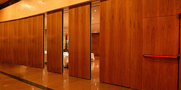 Hanging Floor To Ceiling Wooden Acoustic Room Dividers 1220mm width