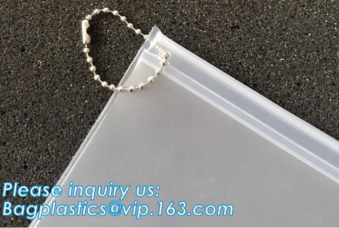 Plastic Bag OEM Custom PVC Loop Handle Image Printed Plastic Shopping Bag,Promotional Clear Waterproof Plastic Cosmetic