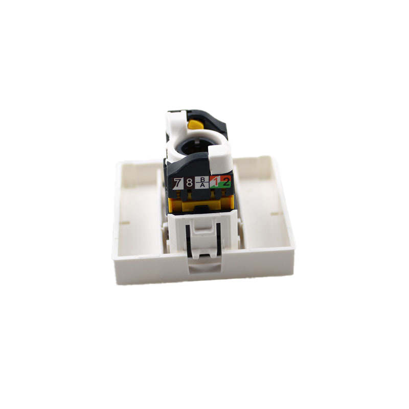 RJ45 Modular Jack Networking Faceplate for French legrand type single port UTP 45*22.5mm