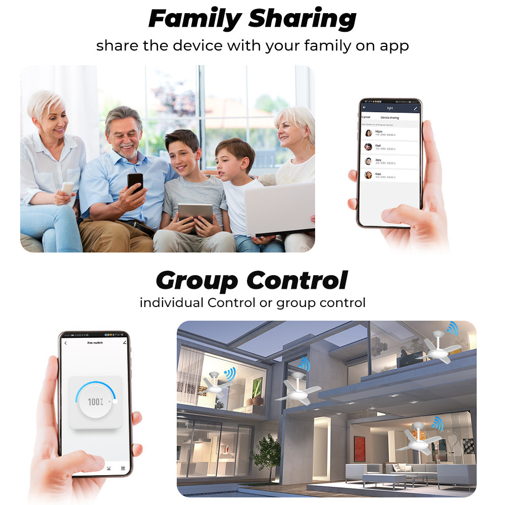 SMATRUL Tuya WiFi Smart Fan Speed Regulation DIY Mini Switch Module Remote Control Timer on Off 220V for Alexa Google Home