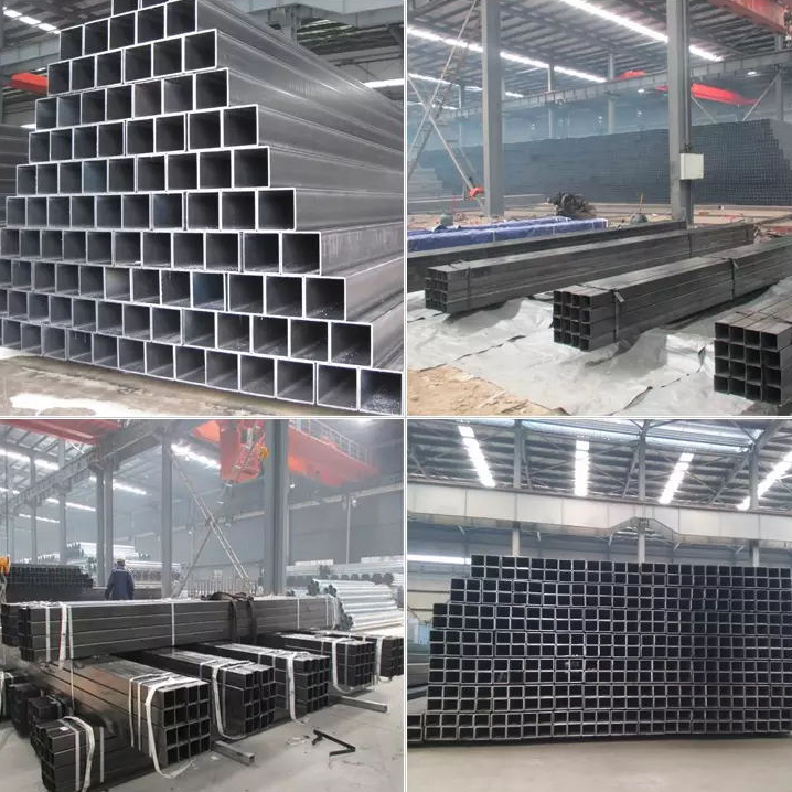 Cold Drawn Mild Steel Pipe Tube Square SCH60 SCH40 Wall Thickness A573