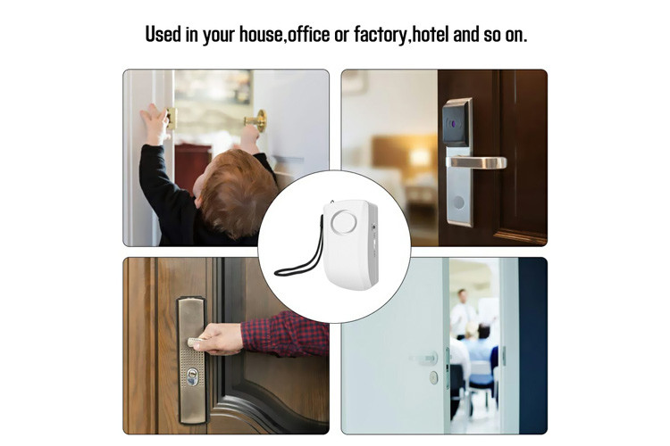 130db Wireless Vibration Sensor Alarm , Portable Motion Detector Alarm