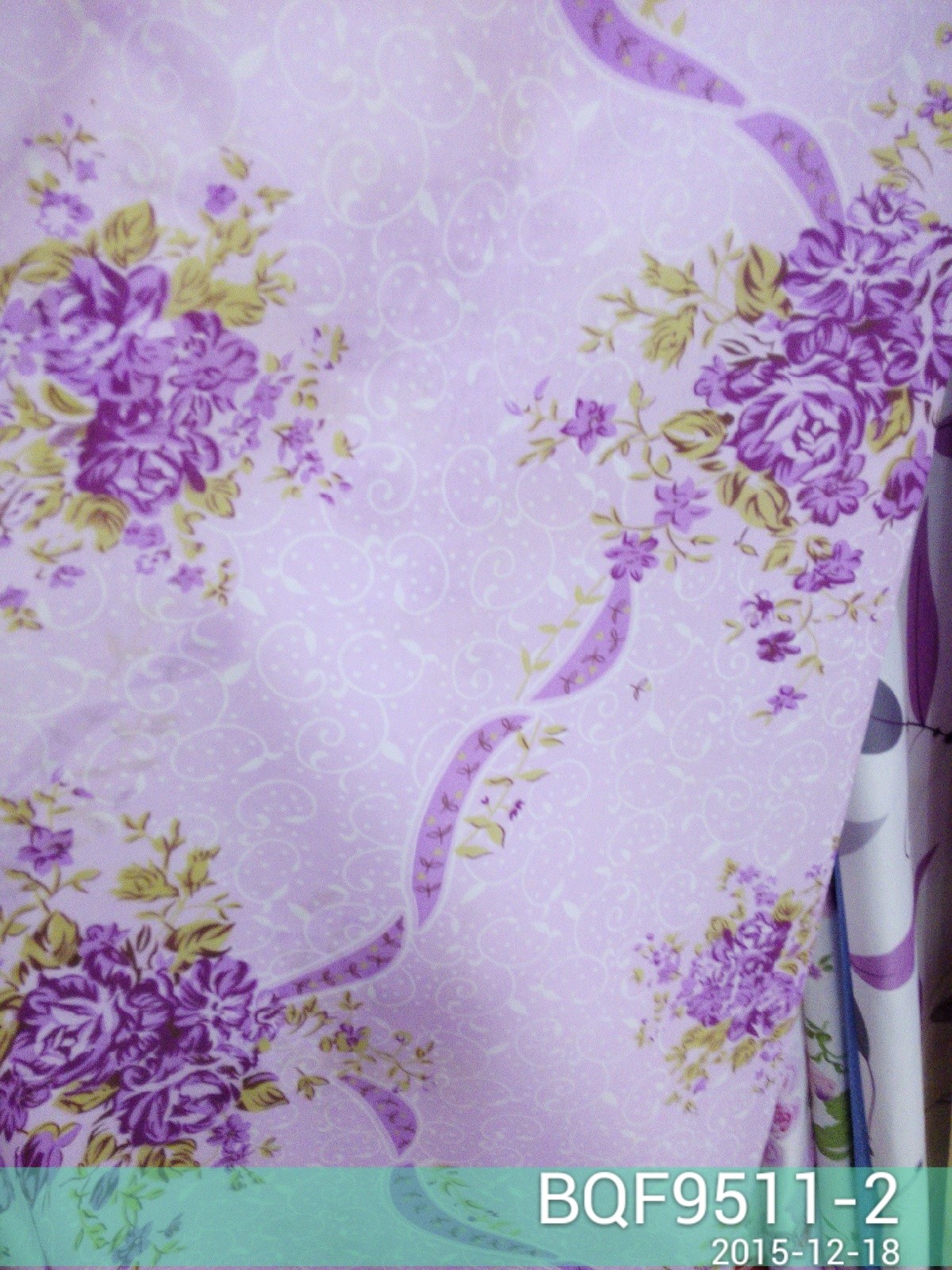 Waterproof 210cm Width 60gsm Brushed Poly Fabric For Bed Sheet