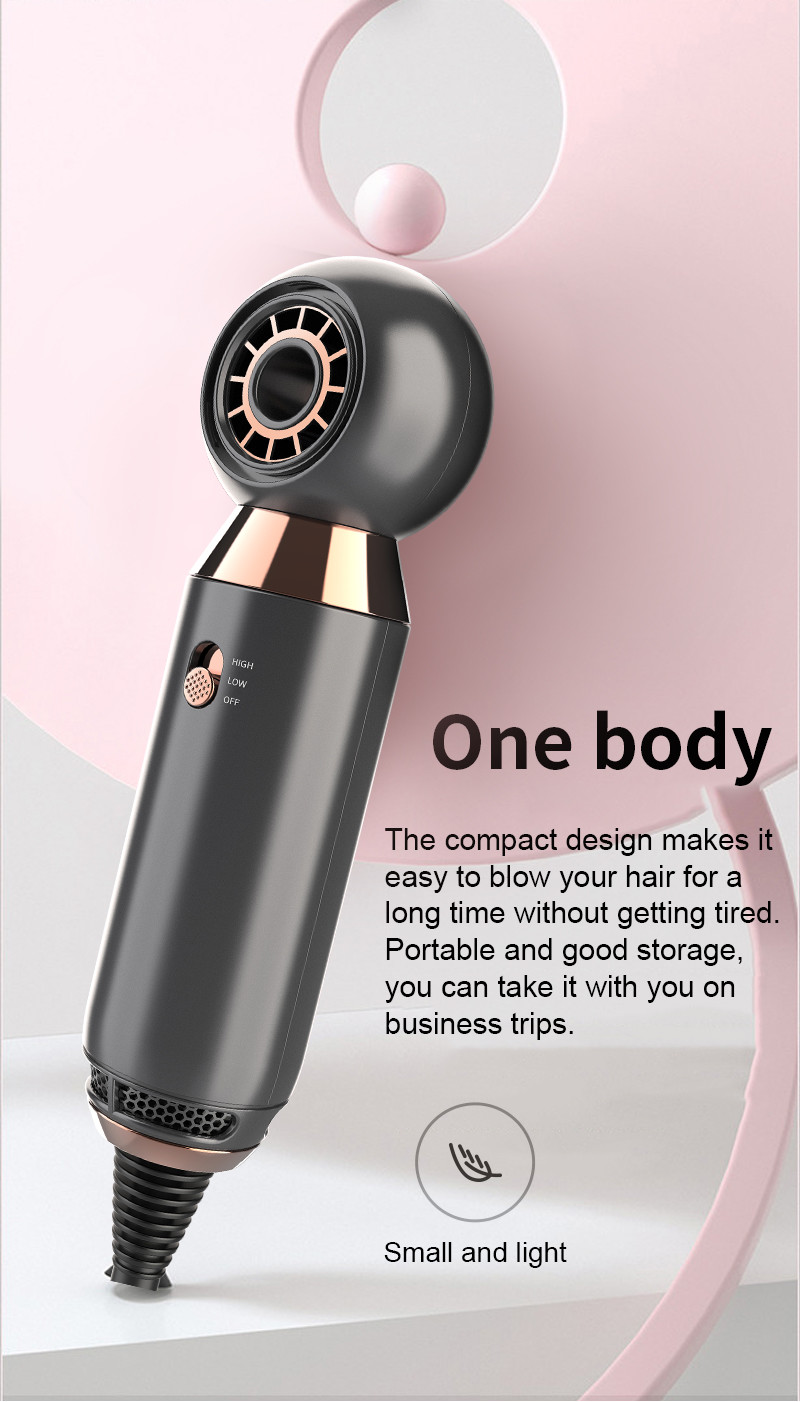 370g Mini 220V Portable Salon Hair Dryer For Home Use