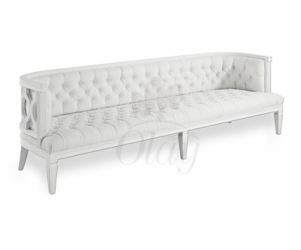 Elegant Wooden Sofa Dubai white Wedding Furniture Sofa and Event Rental Sofas
