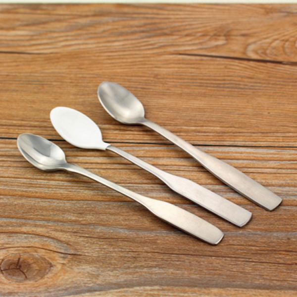 High quantity Stainless steel brushed baby spoon/flatware/cuisine/tableware